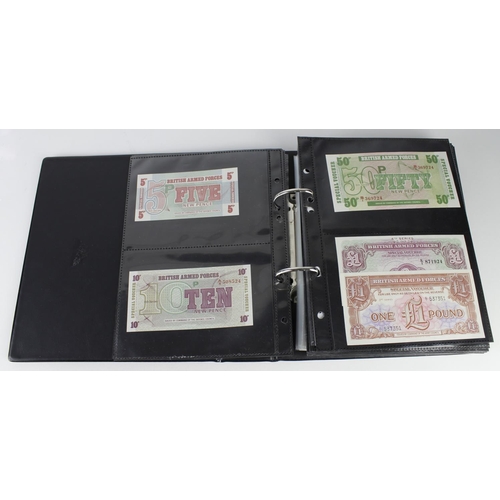 973 - World banknotes in album (136) plus POW and Naffi tokens (26), the majority WW2 issues including som... 