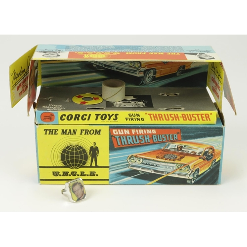 62 - Corgi Toys, no. 497 'The Man from U.N.C.L.E.' box, ring & insert present, missing car