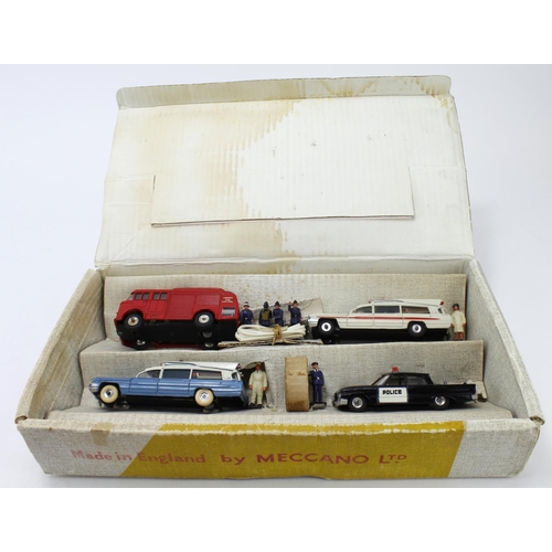 87 - Dinky Toys, Gift Set 298 'Emergency Services, comprising of four vehicles & seven loose figures, box... 