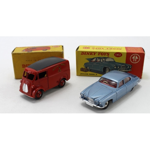 92 - Dinky Toys, no. 260 'Royal Mail Van', contained in original box, together with Dinky Toys, no. 142 '... 