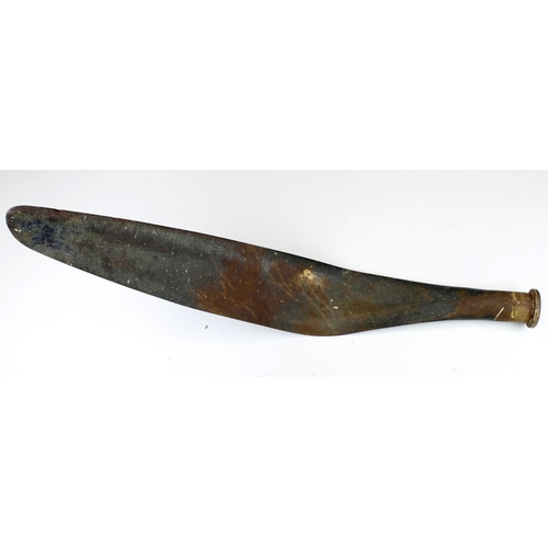 1220 - WW2 metal aircraft propeller recovered from aircraft believed to be German.