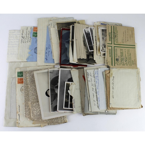 1223 - WW2 original batch of RAF related ephemera inc several letters, photos, and other documents relating... 