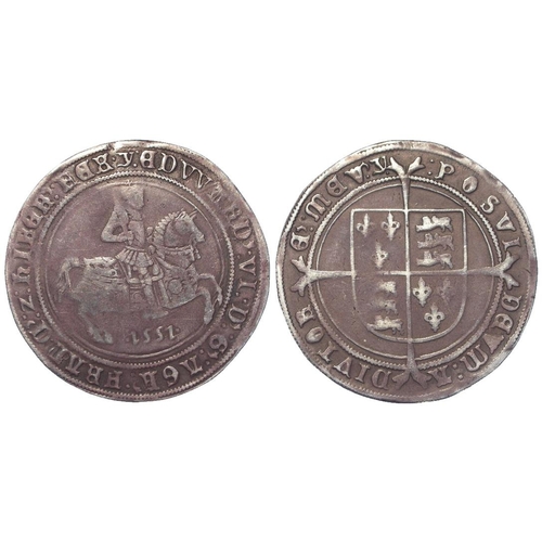 2206 - Edward VI Crown 1551 Fine