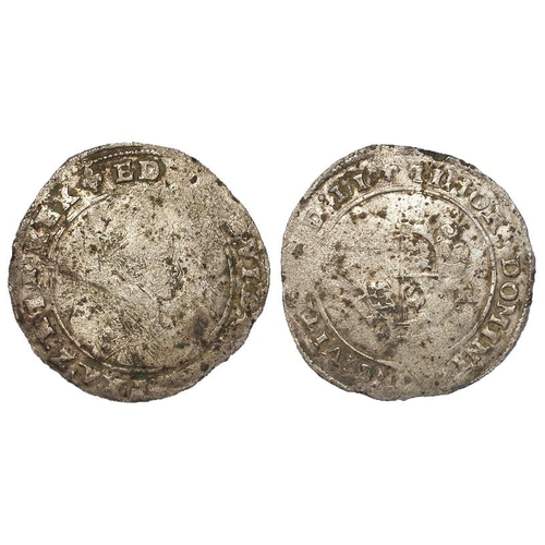 2209 - Edward VI Shilling (debased) silver coinage in his own name, Third Period 1550-1553. Southwark Mint,... 