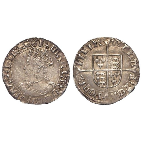 2217 - Mary silver groat 1553-54 mm Pomegranate, S.2492, 2.00g, nVF