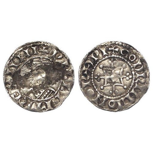 2218 - Norman silver penny of William I (the Conqueror), Two Stars Type, S.1254, 1.19g. Obverse: PILLEMREX?... 