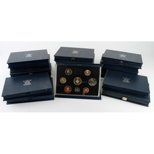 2379 - GB Proof Sets (17) a date run from 1983 - 1999. aFDC/FDC (toning on the 1983 & 84 sets). All in the ... 