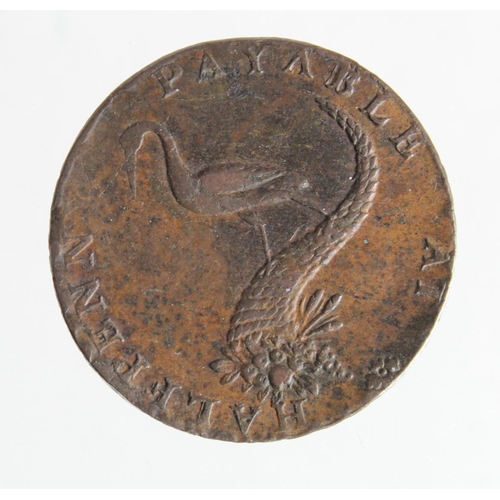 2506 - Token, 18thC: Warwickshire, Birmingham Mining & Copper Co. Halfpenny 1792, as D&H #110c but with rev... 