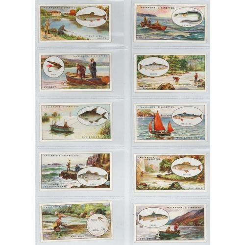 562 - Faulkner - Angling, complete set in pages, VG+, cat value £300