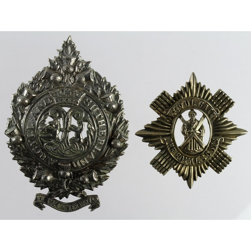 713 - Badges A & S Highlanders VB and Royal Scots 1st VB