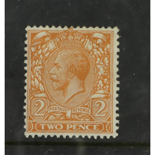 78 - GB - SG.421Wi, 1924 2d KGV stamp, inverted watermark variety, fresh mint condition.