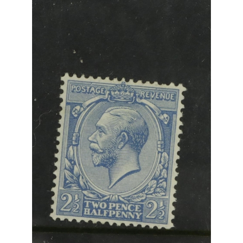 79 - GB - SG.422Wi, 1924 2½d KGV stamp, inverted watermark variety, fresh mint condition.