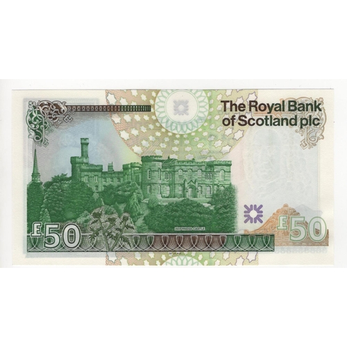 446 - Scotland, Royal Bank of Scotland 50 Pounds dated 14th September 2005, FIRST RUN 'A/1' prefix, serial... 