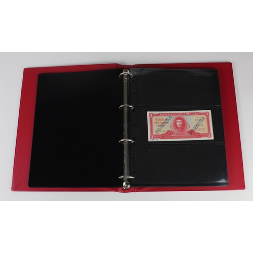 518 - Cuba (35), collection in album with slipcase, date range 1949 - 2017 denominations from 1 Peso to 10... 