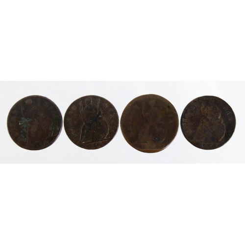 1138 - GB Farthings (4) Charles II 1672, 1673, 1675 and ?, poor to Fine.