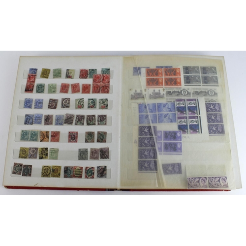 115 - GB - stockbook with mixed range of older stamps, many QV, plus some random British Cw material.