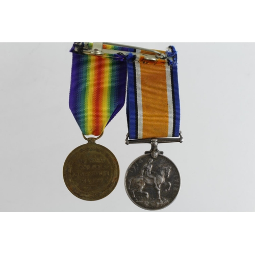 1705 - BWM & Victory Medal named (17115 Pte J W Heavey C.Gds) Killed In Action 4/11/1918 with the 1st Bn. B... 