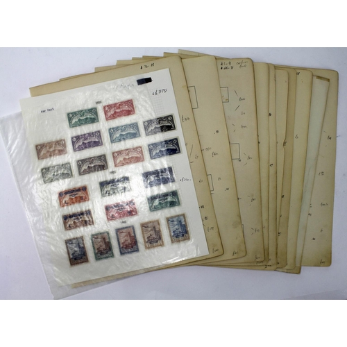 183 - San Marino range on various old album pages, mounted mint and some fine used, earlies to c1942. Good... 