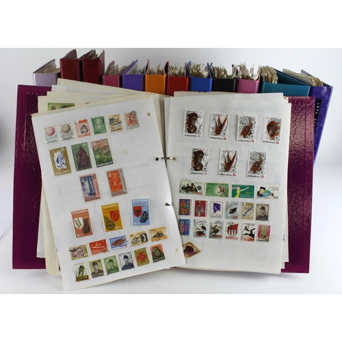 213 - World range in many binders, sorted into regions and then countries. Mint & used inc many in sets an... 