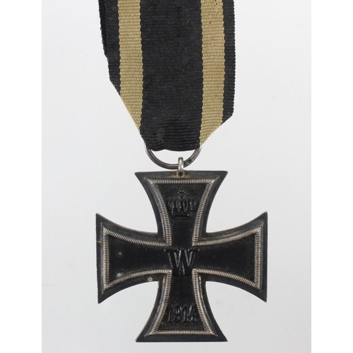 2190 - WW1 Imperial German Iron Cross 2nd Class, Ring Marked 