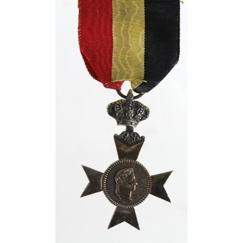 2270 - Belgium Commemorative Cross of the Reign of Leopold I, 1831 - 1865.