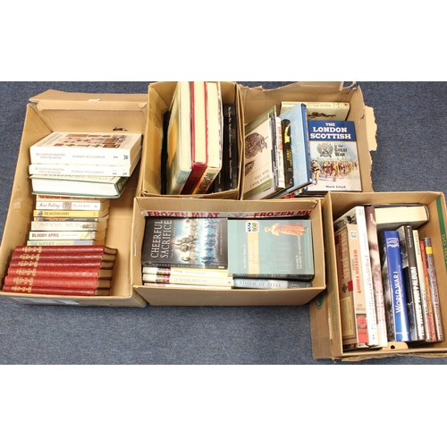 2282 - Books - a vast unpicked collection of mostly WW1 related books, good quality mixture, hard backed an... 