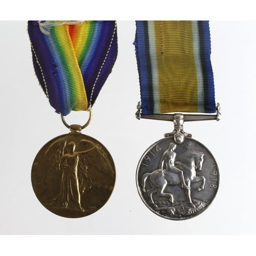 2311 - BWM & Victory Medal (2.Lieut G H T Ross) with Death Plaque named George Harry Thornton Ross. Killed ... 