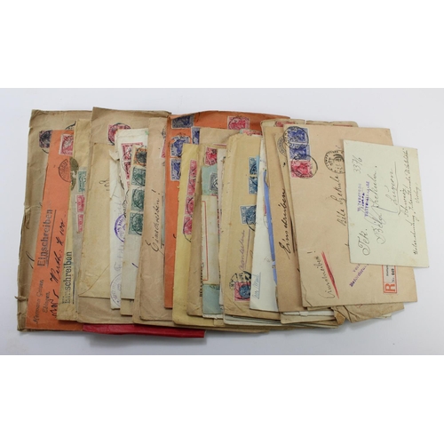 232 - Germany, Netherlands and Hungary Postal History all sent to Switzerland around 1915. Some Censor mai... 