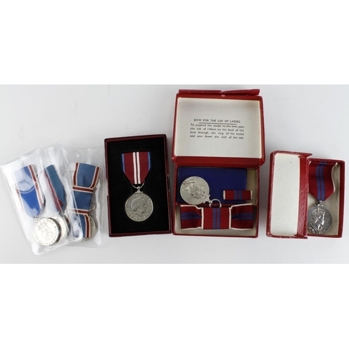 2364 - Coronation Medals etc - 1911, 1937 x2, 1953 x2, and Queens Diamond Jubilee Medal 1952-2012. (6)