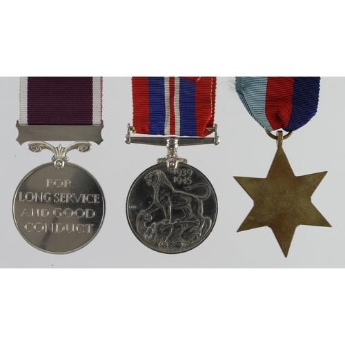 2379 - Dunkirk casualty Army Long Service, 1939-45 star, War medals to 1017758 Q.M.Sgt James Largen 1st Med... 