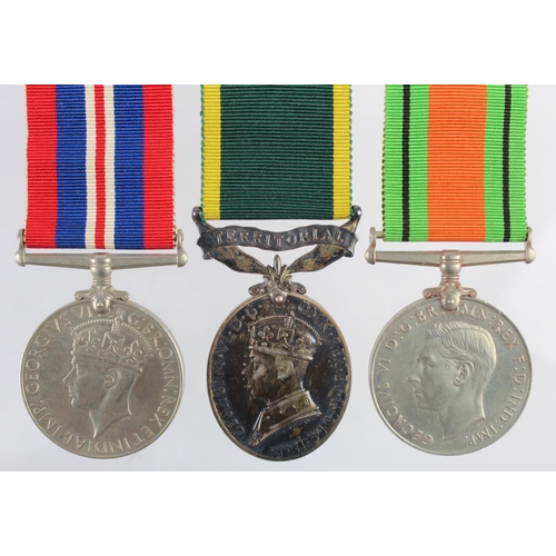 2383 - Efficiency Medal GVI with Territorial clasp (2054768 Staff-Sjt J H Stirrup RA) Defence & War Medals.... 