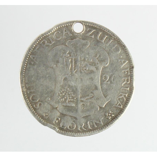 2434 - HMS Gloucester Casualty 11/1/1941 silver coin converted into an ID Tag, stamped 'CPL. R.M. H Walker ... 