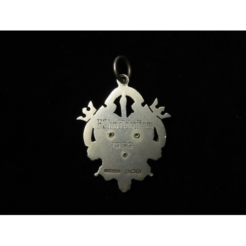 2438 - Hundred of Salford Humane Society Swimming Proficiency Medal (Special version) silver hallmarked and... 