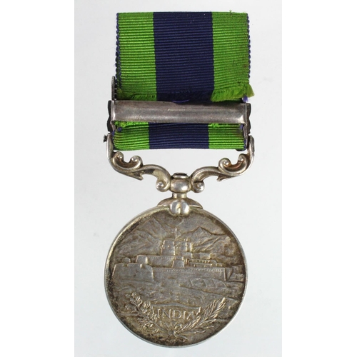 2440 - IGS GV with Afghanistan N.W.F. 1919 clasp named (D.M2-230795 Pte F Hockley M.T.).