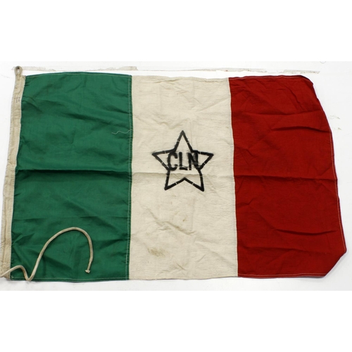 2451 - Italian a National Liberation Committee flag for the Resistance forces, service wear.