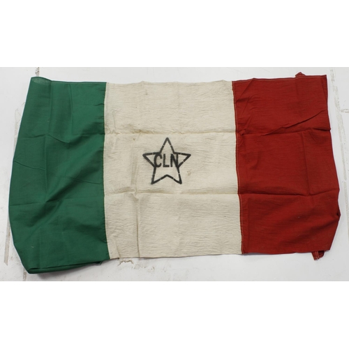 2455 - Italian WW2 National Liberation committee (CLN) flag.