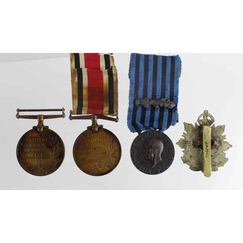 2513 - Mixed lot inc Italian Commemorative Medal for Operations in East Africa with Combatants Sword to rib... 