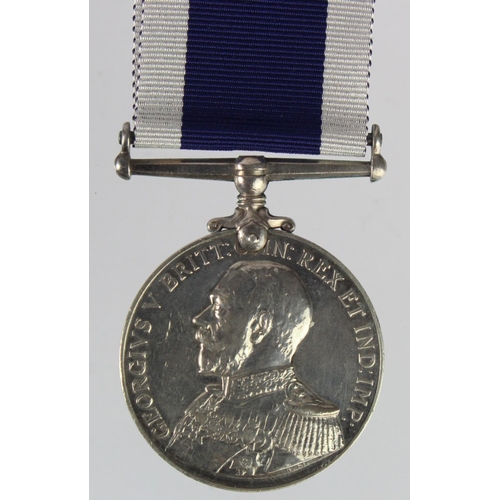 2522 - Naval LSGC Medal GV named (M36366 G W Mardell R.P.O. HMS Pembroke). With research. Born Peckham, Lon... 