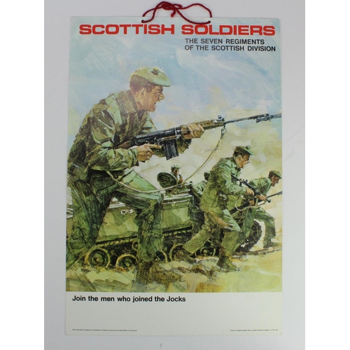 2565 - Poster a 1960/70s Scottish Soldiers recruiting poster, 