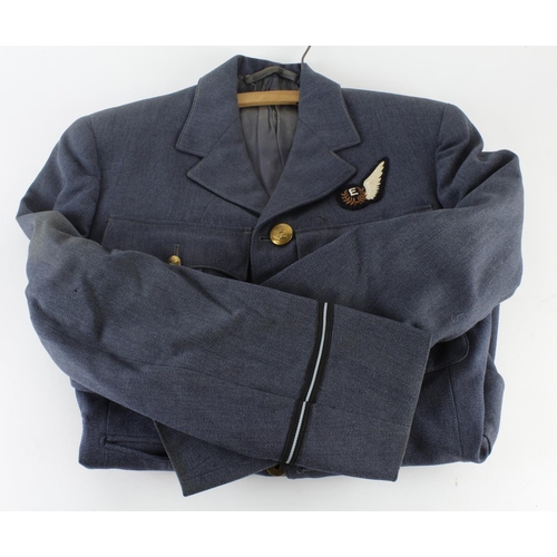 2580 - RAF navigator jacket with Kings crown brass buttons.