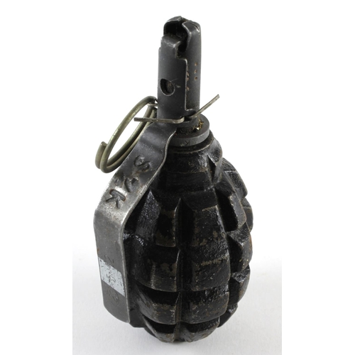 2626 - Russian F-1 pineapple hand grenade, deactivated.