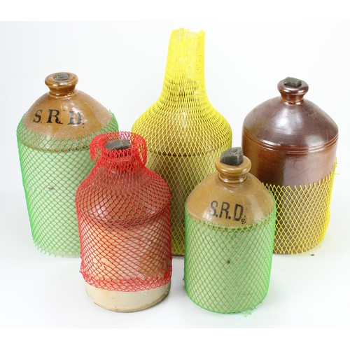 2647 - SRD Rum jars, various types. (5) Buyer collects