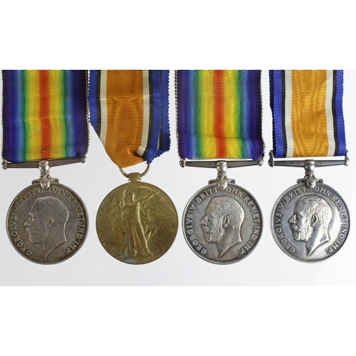 2722 - WW1 medals - BWM & Victory Medal to T4-215056 Dvr C Swift ASC. BWM to S4-199079 A.Cpl T Thomas ASC. ... 