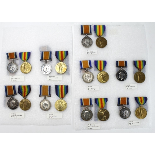 2728 - WW1 pairs - 51610 Pte J Maguire E.York.R. 348334 Spr R W Gray RE. G-95533 Pte S H W Hastings Middx R... 