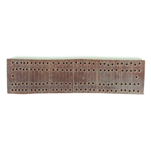 2763 - WW2 Cribbage Board made in the engine room of the most decorated Submarine in the British Fleet, HMS... 