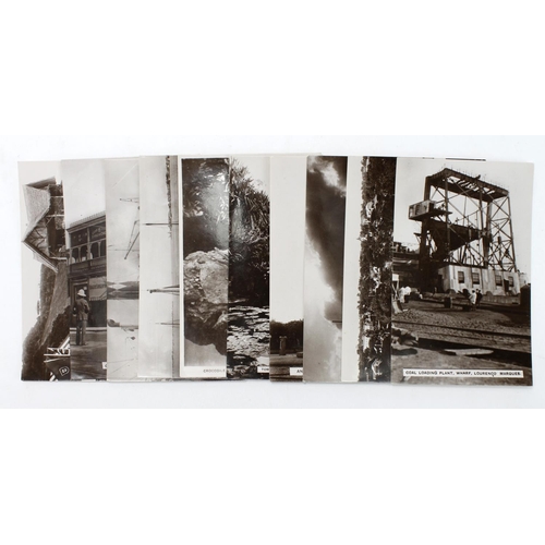 339 - Mozambique, Lourenco Marques, R/P's, industry, shops, street scenes, etc. (9)