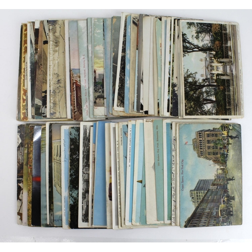 342 - North America, useful interesting collection, R/P's, etc (approx 91 cards)