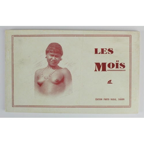 346 - Nudes. Intact booklet of ethnic nude postcards featuring two bare breasted natives on its cover, con... 