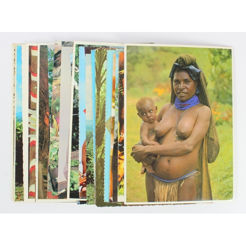 360 - Pacific Islands postcards New Guinea selected modern range of ethnic nudes inc native ethnic childre... 