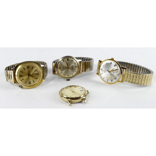 651 - Four manual wind gents wristwatches. AF